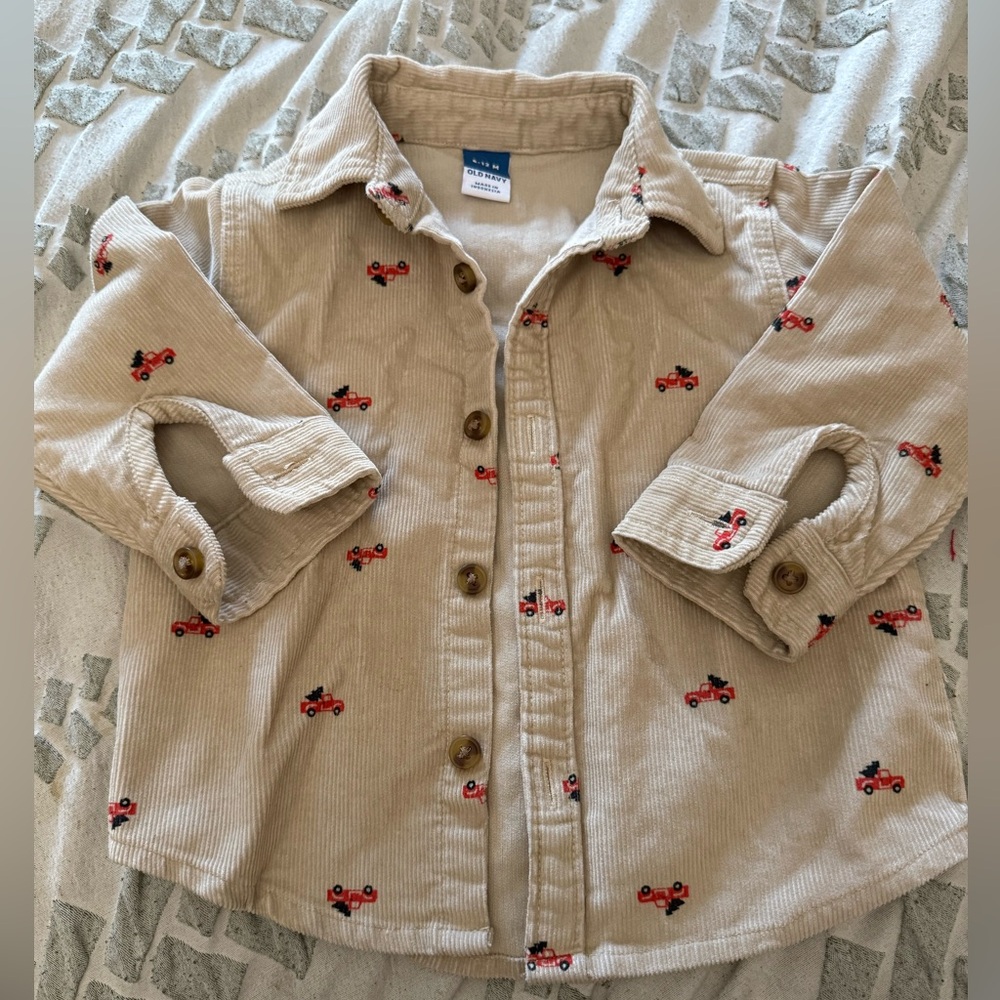 Old navy infant corduroy shirt
